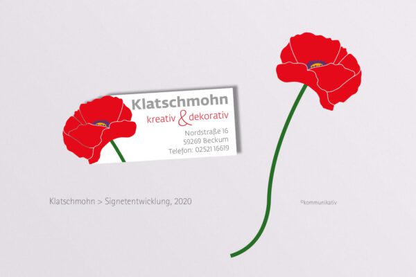 Logo-Redesign Klatschmohn Beckum