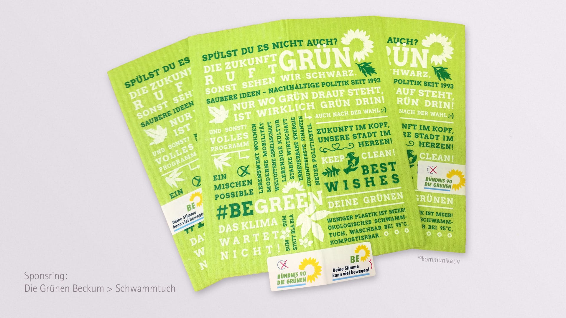 Die Grünen Beckum – Sponsoring Kommunalwahl 2020