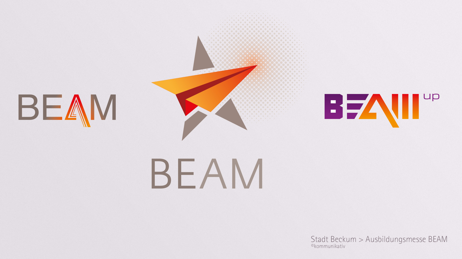 Werbeagentur Beckum Kommunikativ - Logoentwürfe für BEAM