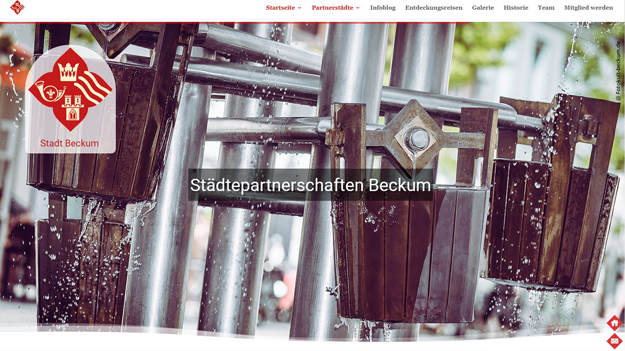 Werbeagentur Beckum Kommunikativ - Webseite der Staedtepartner